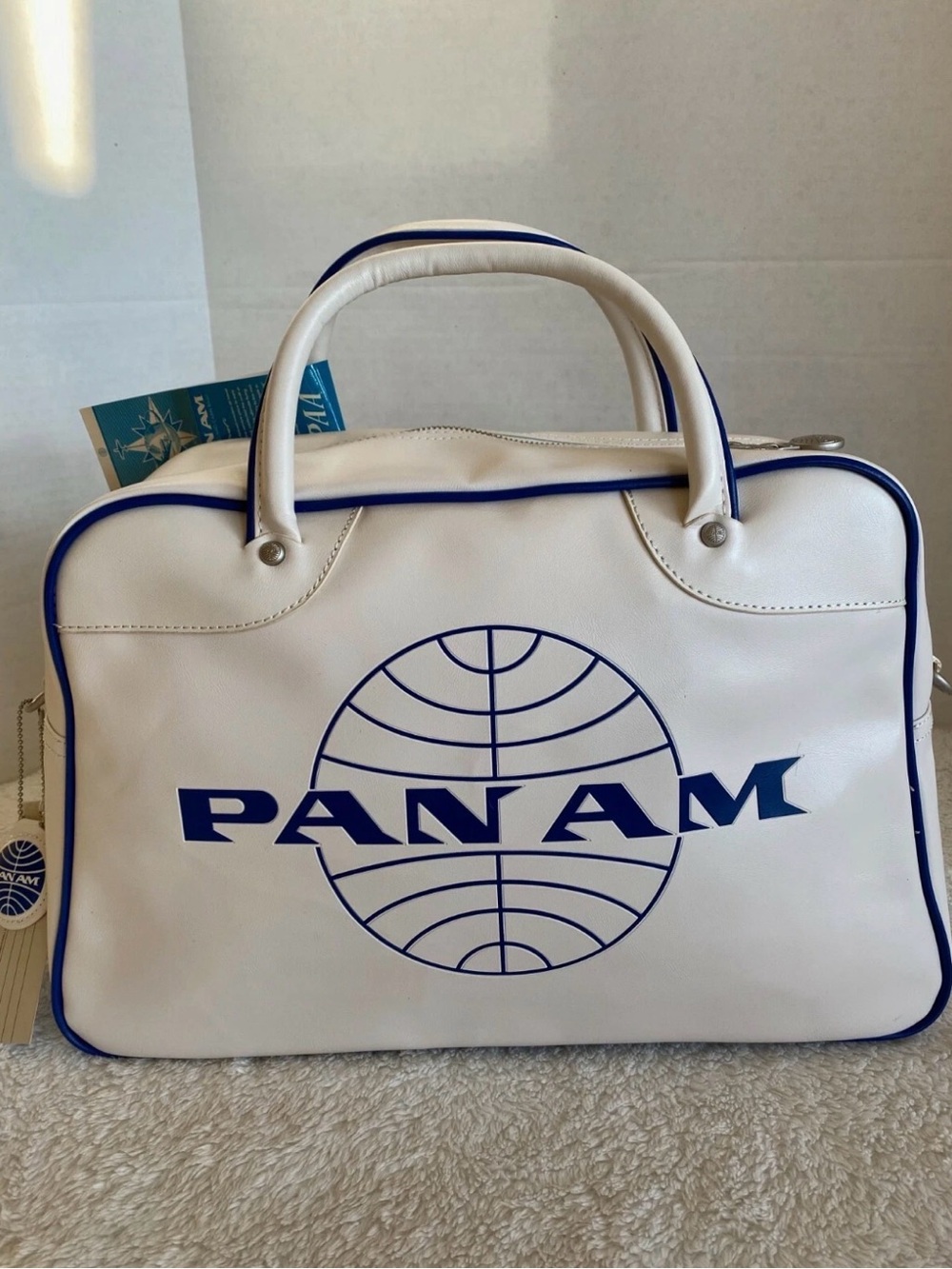 PAN AM "Orion" Bag, Originals, Certified Vintage Style by Pan Am White, NWT